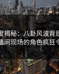 黑料深度揭秘：八卦风波背后，当事人在直播间现场的角色疯狂令人意外
